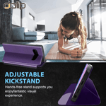 Laptop, Telefoane si Tablete - Telefoane mobile si accesorii - Accesorii Telefoane - Huse telefoane - Husa Smart Fold Dalip, pentru Samsung Galaxy A52 4G / 5G, Premium TPU, Mov - Infinity.ro