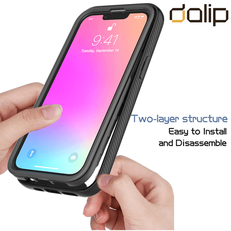 Laptop, Telefoane si Tablete - Telefoane mobile si accesorii - Accesorii Telefoane - Huse telefoane - Husa pentru Xiaomi Redmi Note 12 5G/Poco X5, Silicon Full Impact Protection Dalip 360, Negru Transparent - Infinity.ro