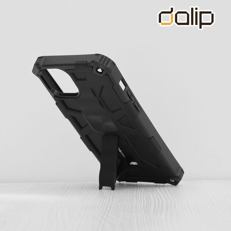 Laptop, Telefoane si Tablete - Telefoane mobile si accesorii - Accesorii Telefoane - Huse telefoane - Husa pentru Apple iPhone 11, Dalip Sergent Armor, Negru - Infinity.ro