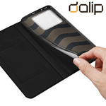 Laptop, Telefoane si Tablete - Telefoane mobile si accesorii - Accesorii Telefoane - Huse telefoane - Husa Flip pentru Xiaomi Redmi 10 2021/2022, Business Book Cover Dalip, HQ TPU, Negru - Infinity.ro