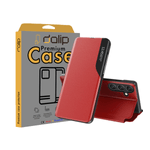 Laptop, Telefoane si Tablete - Telefoane mobile si accesorii - Accesorii Telefoane - Huse telefoane - Husa Smart Fold Dalip, pentru Samsung Galaxy S21 Ultra, Premium TPU, Rosu - Infinity.ro