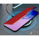 Laptop, Telefoane si Tablete - Telefoane mobile si accesorii - Accesorii Telefoane - Huse telefoane - Husa Smart Fold Dalip, pentru Samsung Galaxy S21 Ultra, Premium TPU, Rosu - Infinity.ro