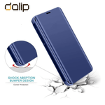 Laptop, Telefoane si Tablete - Telefoane mobile si accesorii - Accesorii Telefoane - Huse telefoane - Husa Flip Mad ClearView Mirror Dalip, pentru Samsung Galaxy A14 4G/5G, Premium TPU, Albastru - Infinity.ro