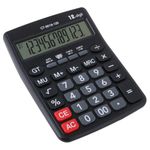 Carti si Birotica - Birotica - Aparatura de birou - Calculatoare de birou - Calculator de Birou MRG MCT9018 , 12 digits, Auto Replay, LCD, Negru - Infinity.ro