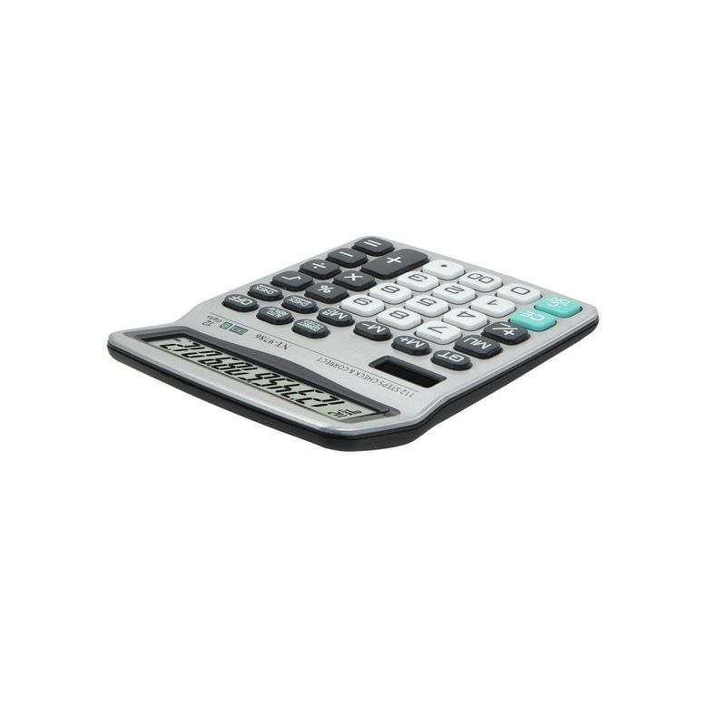 Carti si Birotica - Birotica - Aparatura de birou - Calculatoare de birou - Calculator de Birou MRG MNT9786, 12 Digits , LCD , Verificare 112 Pasi - Infinity.ro