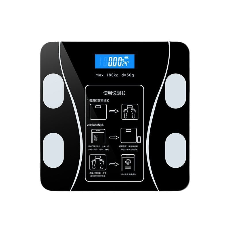 Cantar Corporal Smart MRG M8501, Bluetooth Intligent App, Electronic, Negru