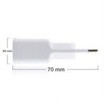 Laptop, Telefoane si Tablete - Telefoane mobile si accesorii - Accesorii Telefoane - Incarcatoare telefoane - Adaptor priza MRG, 2Ah, USB, Incarcator USB, Transformator Alimentator - Infinity.ro