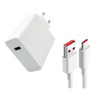 Laptop, Telefoane si Tablete - Telefoane mobile si accesorii - Accesorii Telefoane - Incarcatoare telefoane - Incarcator Retea MRG MDY12E, 67W, 6.6 Ah, Cablu Type-C, Fast Charge, Alb - Infinity.ro