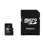 TV, Audio-Video si Foto - Aparate foto si accesorii - Accesorii foto si video - Carduri memorie - Card de memorie MRG M691, MicroSD, 64GB, cu Adaptor - Infinity.ro