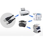 PC, gaming si accesorii - Imprimante, scanere & consumabile - Consumabile si accesorii - Accesorii imprimante - Cablu Imprimanta Usb A-B MRG M987, USB 2.0, 140 cm, USB-A 2.0 la USB-B 2.0 - Infinity.ro