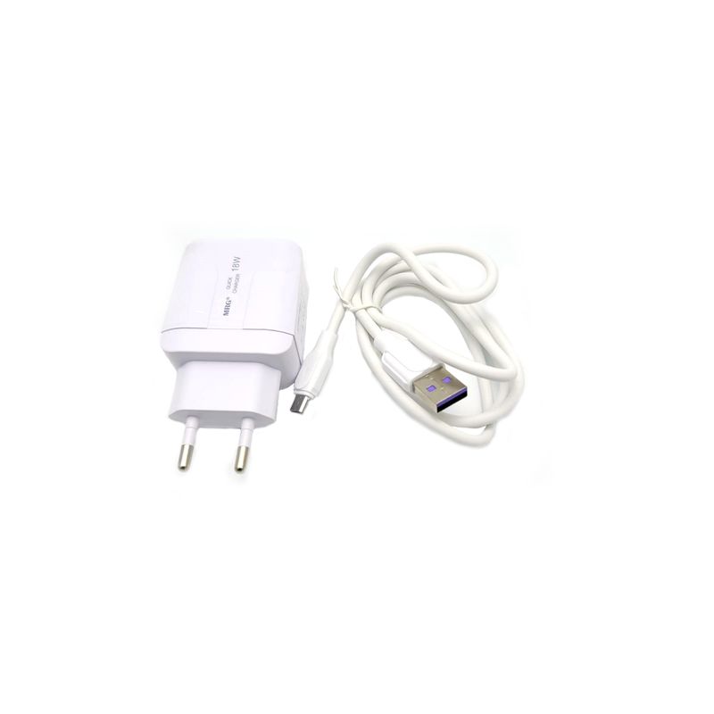 Laptop, Telefoane si Tablete - Telefoane mobile si accesorii - Accesorii Telefoane - Incarcatoare telefoane - Incarcator Retea MRG MJX610, 18 W, USB PD TypeC, Cablu MicroUSB inclus - Infinity.ro