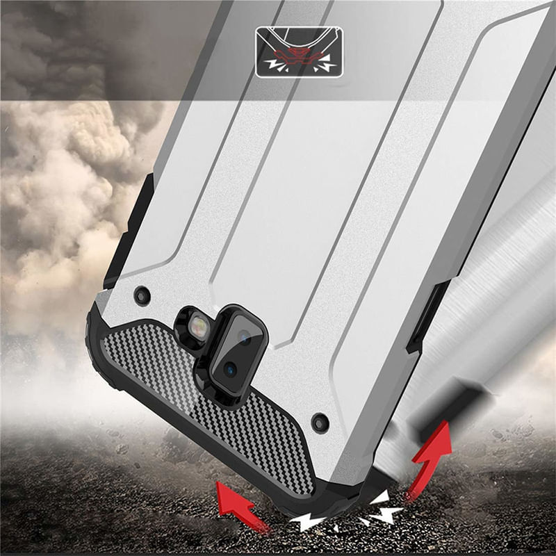 Laptop, Telefoane si Tablete - Telefoane mobile si accesorii - Accesorii Telefoane - Huse telefoane - Husa pentru Samsung Galaxy J6 Plus, Policarbonat, Black - Infinity.ro