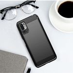Laptop, Telefoane si Tablete - Telefoane mobile si accesorii - Accesorii Telefoane - Huse telefoane - Husa pentru Xiaomi Redmi Note 10 5G/Poco M3 Pro 5G, Poliuretan, Black - Infinity.ro