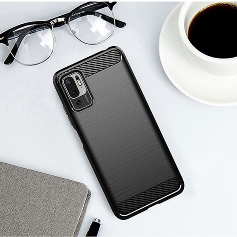 Laptop, Telefoane si Tablete - Telefoane mobile si accesorii - Accesorii Telefoane - Huse telefoane - Husa pentru Xiaomi Redmi Note 10 5G/Poco M3 Pro 5G, Poliuretan, Black - Infinity.ro