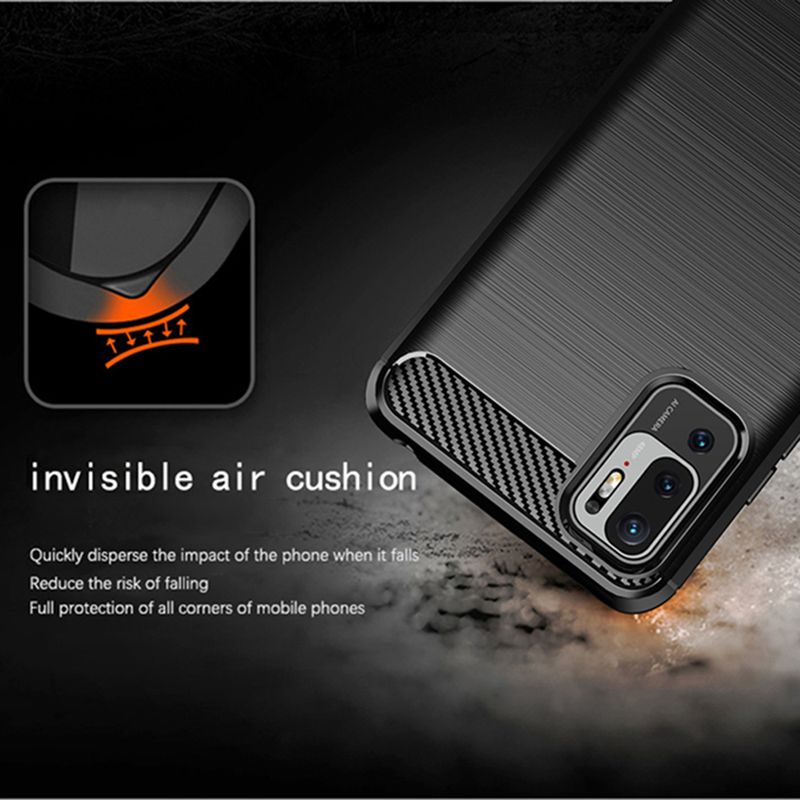 Laptop, Telefoane si Tablete - Telefoane mobile si accesorii - Accesorii Telefoane - Huse telefoane - Husa pentru Xiaomi Redmi Note 10 5G/Poco M3 Pro 5G, Poliuretan, Black - Infinity.ro