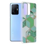 Laptop, Telefoane si Tablete - Telefoane mobile si accesorii - Accesorii Telefoane - Huse telefoane - Husa pentru Xiaomi 11T/11T Pro, Poliuretan, Green Hex - Infinity.ro