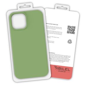 Husa Verde Fistic din Silicon Premium pentru iPhone 12 / iPhone 12 Pro