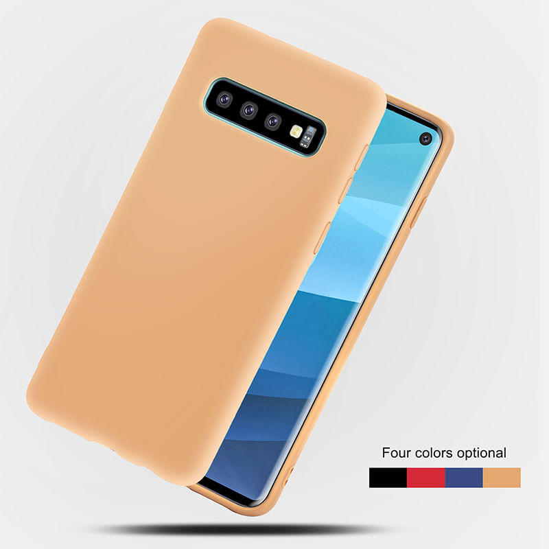 Laptop, Telefoane si Tablete - Telefoane mobile si accesorii - Accesorii Telefoane - Huse telefoane - Husa de protectie pentru Samsung Galaxy S10, Crem - Infinity.ro