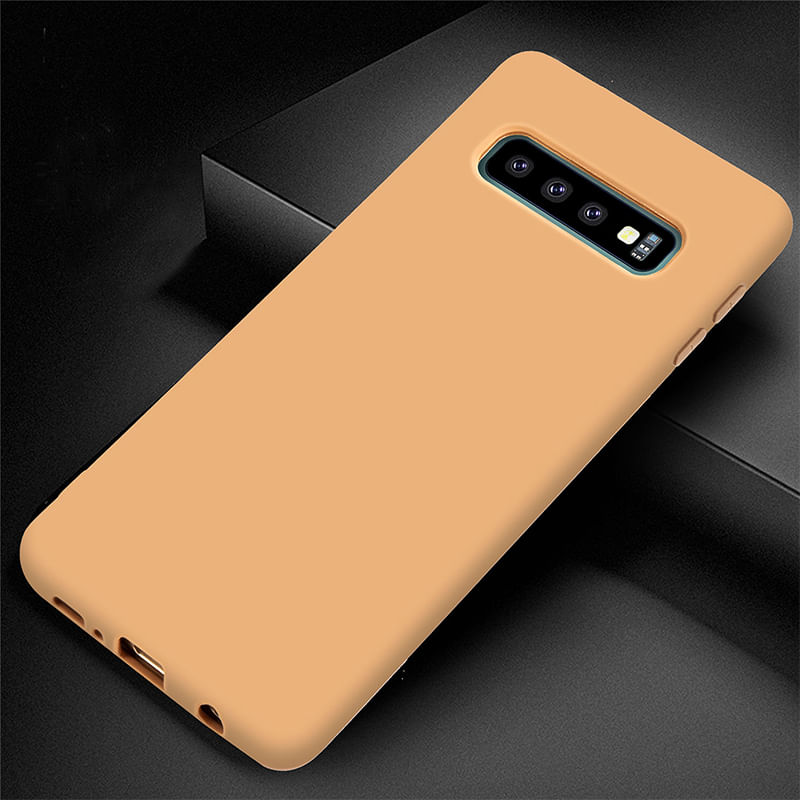 Laptop, Telefoane si Tablete - Telefoane mobile si accesorii - Accesorii Telefoane - Huse telefoane - Husa de protectie pentru Samsung Galaxy S10, Crem - Infinity.ro