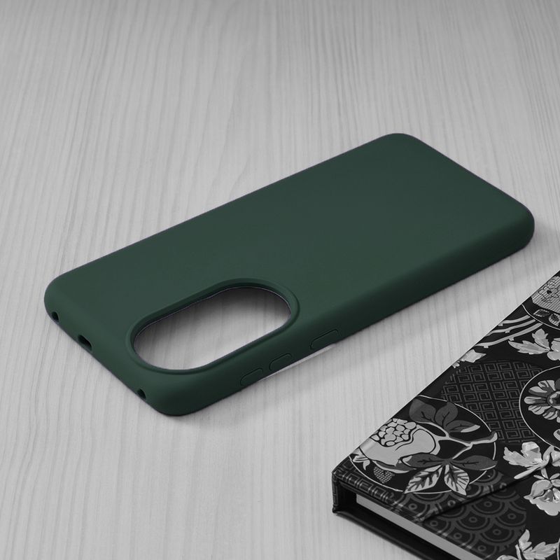 Laptop, Telefoane si Tablete - Telefoane mobile si accesorii - Accesorii Telefoane - Huse telefoane - Husa pentru Huawei P50, Silicon, Dark Green - Infinity.ro