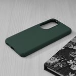 Laptop, Telefoane si Tablete - Telefoane mobile si accesorii - Accesorii Telefoane - Huse telefoane - Husa pentru Huawei P50, Silicon, Dark Green - Infinity.ro