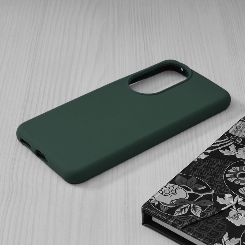 Laptop, Telefoane si Tablete - Telefoane mobile si accesorii - Accesorii Telefoane - Huse telefoane - Husa pentru Huawei P50, Silicon, Dark Green - Infinity.ro