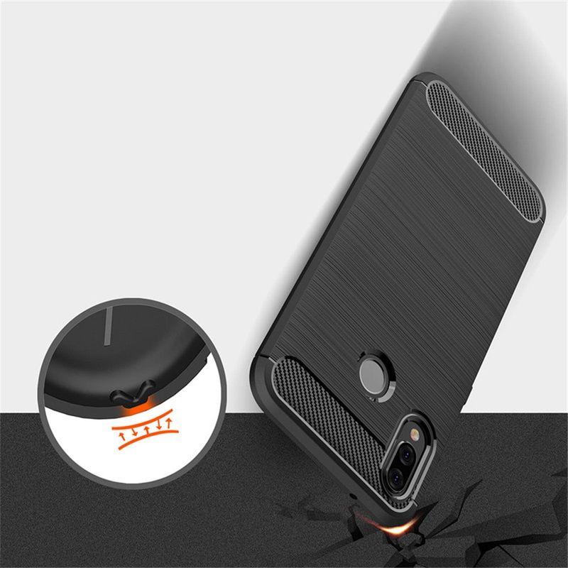 Laptop, Telefoane si Tablete - Telefoane mobile si accesorii - Accesorii Telefoane - Huse telefoane - Husa pentru Huawei P20 Lite, Poliuretan, Black - Infinity.ro