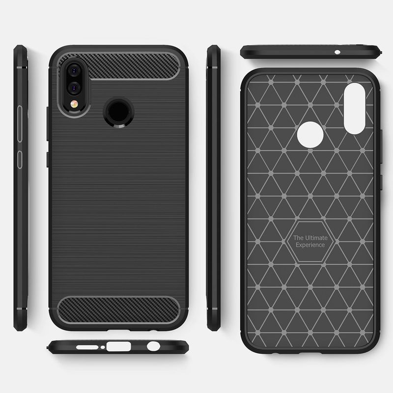 Laptop, Telefoane si Tablete - Telefoane mobile si accesorii - Accesorii Telefoane - Huse telefoane - Husa pentru Huawei P20 Lite, Poliuretan, Black - Infinity.ro