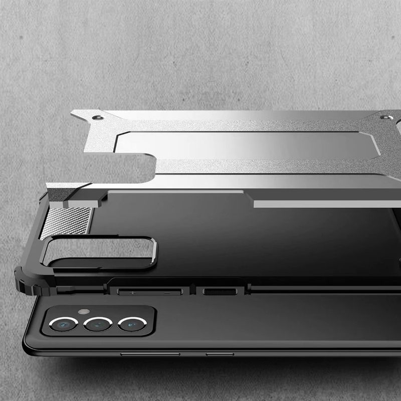Laptop, Telefoane si Tablete - Telefoane mobile si accesorii - Accesorii Telefoane - Huse telefoane - Husa pentru Samsung Galaxy A82 5G Techsuit Hybrid Armor, Policarbonat, Black - Infinity.ro
