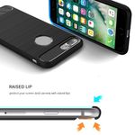 Laptop, Telefoane si Tablete - Telefoane mobile si accesorii - Accesorii Telefoane - Huse telefoane - Husa pentru iPhone 7 Plus, Poliuretan, Black - Infinity.ro