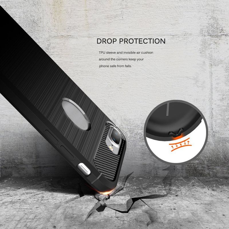 Laptop, Telefoane si Tablete - Telefoane mobile si accesorii - Accesorii Telefoane - Huse telefoane - Husa pentru iPhone 7 Plus, Poliuretan, Black - Infinity.ro