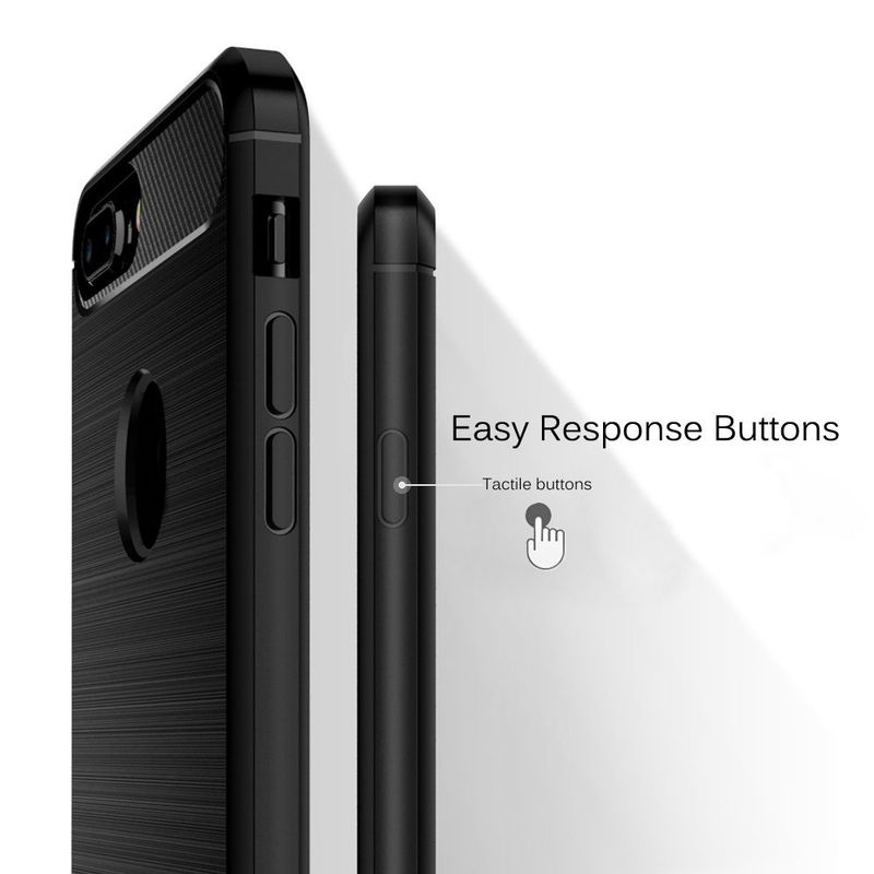 Laptop, Telefoane si Tablete - Telefoane mobile si accesorii - Accesorii Telefoane - Huse telefoane - Husa pentru iPhone 7 Plus, Poliuretan, Black - Infinity.ro
