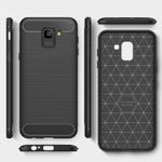 Laptop, Telefoane si Tablete - Telefoane mobile si accesorii - Accesorii Telefoane - Huse telefoane - Husa pentru Samsung Galaxy J6 2018, Poliuretan, Black - Infinity.ro