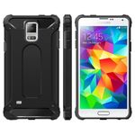 Laptop, Telefoane si Tablete - Telefoane mobile si accesorii - Accesorii Telefoane - Huse telefoane - Husa pentru Samsung Galaxy S5 G900 Techsuit Hybrid Armor, Policarbonat, Black - Infinity.ro