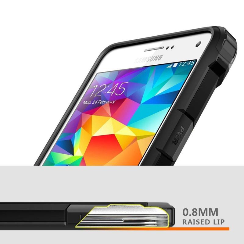 Laptop, Telefoane si Tablete - Telefoane mobile si accesorii - Accesorii Telefoane - Huse telefoane - Husa pentru Samsung Galaxy S5 G900 Techsuit Hybrid Armor, Policarbonat, Black - Infinity.ro