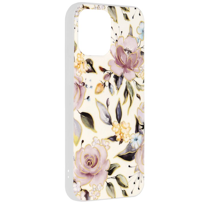 Laptop, Telefoane si Tablete - Telefoane mobile si accesorii - Accesorii Telefoane - Huse telefoane - Husa pentru iPhone 13 Pro Max, Poliuretan, Chloe White - Infinity.ro