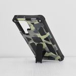 Laptop, Telefoane si Tablete - Telefoane mobile si accesorii - Accesorii Telefoane - Huse telefoane - Husa pentru Samsung Galaxy S22 Ultra 5G, Poliuretan, Camo Lime - Infinity.ro