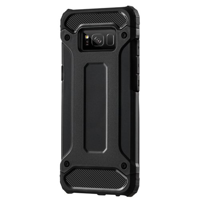 Laptop, Telefoane si Tablete - Telefoane mobile si accesorii - Accesorii Telefoane - Huse telefoane - Husa pentru Samsung Galaxy S8 Plus, Policarbonat, Black - Infinity.ro