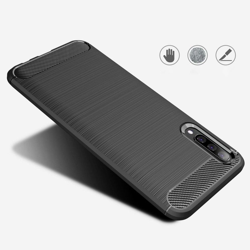 Laptop, Telefoane si Tablete - Telefoane mobile si accesorii - Accesorii Telefoane - Huse telefoane - Husa pentru Samsung Galaxy A70/A70s, Poliuretan, Black - Infinity.ro
