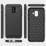 Laptop, Telefoane si Tablete - Telefoane mobile si accesorii - Accesorii Telefoane - Huse telefoane - Husa pentru Samsung Galaxy A6 2018, Poliuretan, Black - Infinity.ro