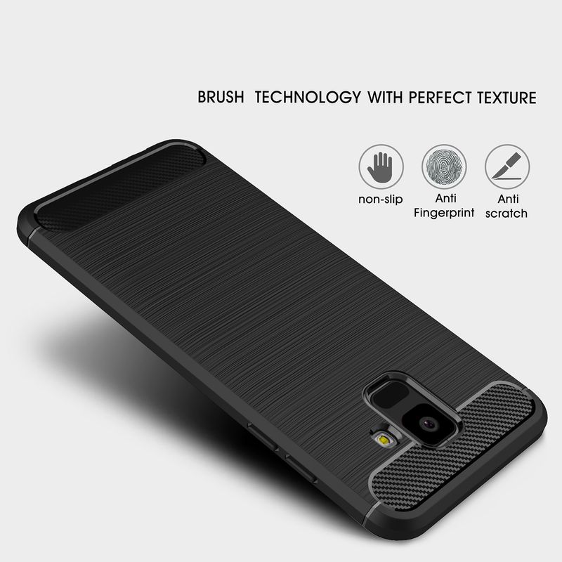 Laptop, Telefoane si Tablete - Telefoane mobile si accesorii - Accesorii Telefoane - Huse telefoane - Husa pentru Samsung Galaxy A6 2018, Poliuretan, Black - Infinity.ro