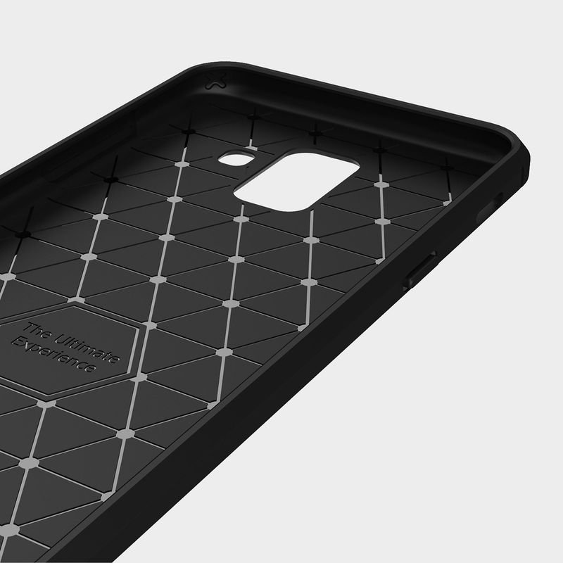Laptop, Telefoane si Tablete - Telefoane mobile si accesorii - Accesorii Telefoane - Huse telefoane - Husa pentru Samsung Galaxy A6 2018, Poliuretan, Black - Infinity.ro