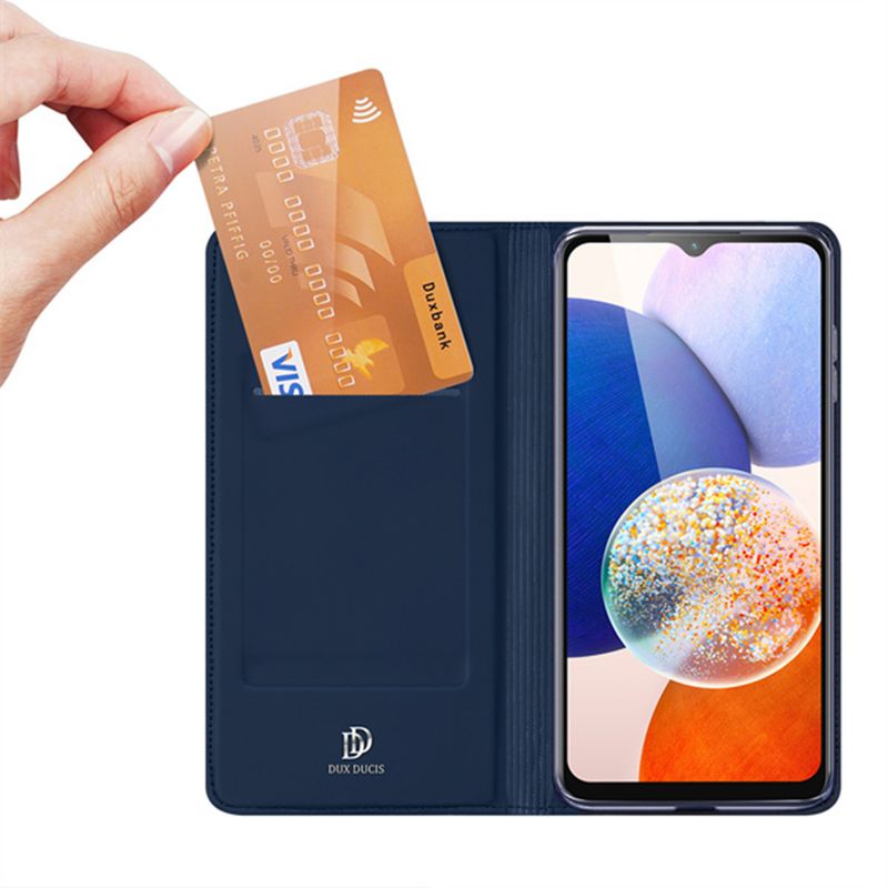 Laptop, Telefoane si Tablete - Telefoane mobile si accesorii - Accesorii Telefoane - Huse telefoane - Husa pentru Samsung Galaxy A14 4G/A14 5G, Piele ecologica, Black - Infinity.ro