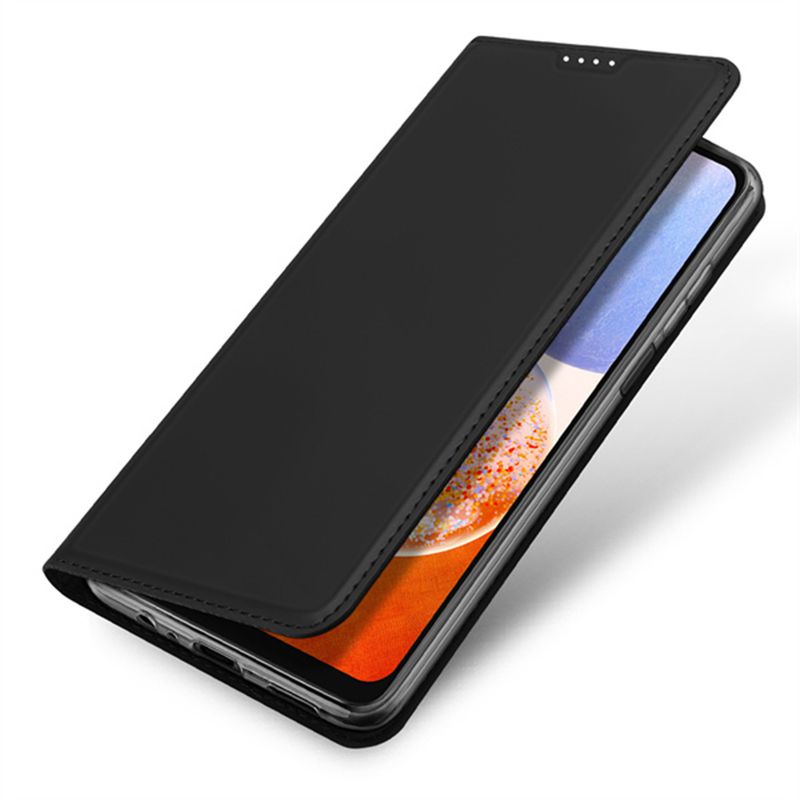 Laptop, Telefoane si Tablete - Telefoane mobile si accesorii - Accesorii Telefoane - Huse telefoane - Husa pentru Samsung Galaxy A14 4G/A14 5G, Piele ecologica, Black - Infinity.ro