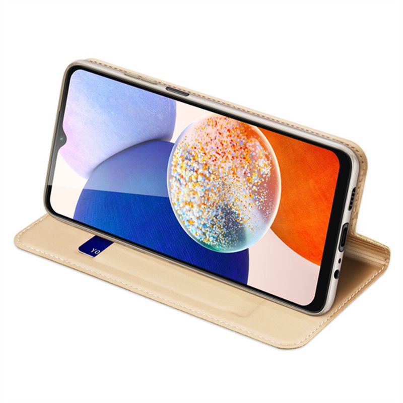 Laptop, Telefoane si Tablete - Telefoane mobile si accesorii - Accesorii Telefoane - Huse telefoane - Husa pentru Samsung Galaxy A14 4G/A14 5G, Piele ecologica, Black - Infinity.ro