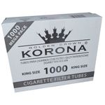 Market - Tutun si tigari - Tutun, tigari si trabucuri - Tuburi tigari pentru injectat tutun Korona filtru maro 1000 bucati - Infinity.ro