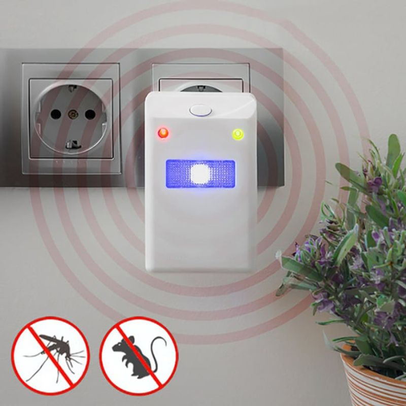 Casa si Gradina - Gradinarit si plante - Intretinere gradina - Articole daunatori gradina - Aparat Anti Daunatori de Casa MRG M1079, cu Ultrasunete, Alb - Infinity.ro