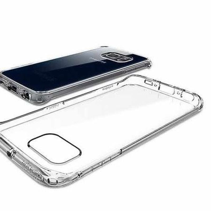 Laptop, Telefoane si Tablete - Telefoane mobile si accesorii - Accesorii Telefoane - Huse telefoane - Husa de protectie transparenta cu capac pentru Samsung Galaxy S7, compatibila cu bumperul - Infinity.ro