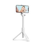 Laptop, Telefoane si Tablete - Telefoane mobile si accesorii - Accesorii Telefoane - Selfie stick-uri - Selfie Stick MRG MR1, Pentru telefon, Trepied, 360 grade, Alb - Infinity.ro