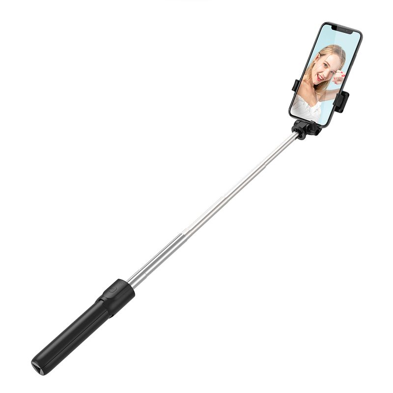 Laptop, Telefoane si Tablete - Telefoane mobile si accesorii - Accesorii Telefoane - Selfie stick-uri - Selfie Stick MRG MR1, Pentru telefon, Trepied, 360 grade, Negru - Infinity.ro